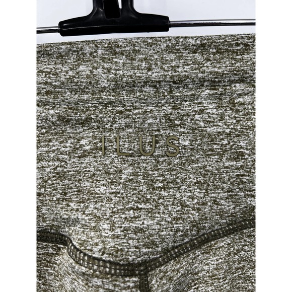 ILUS Women's Mid Rise Workout Leggings Stretch‎ Heather Olive Green Size XXL - Picture 5 of 5